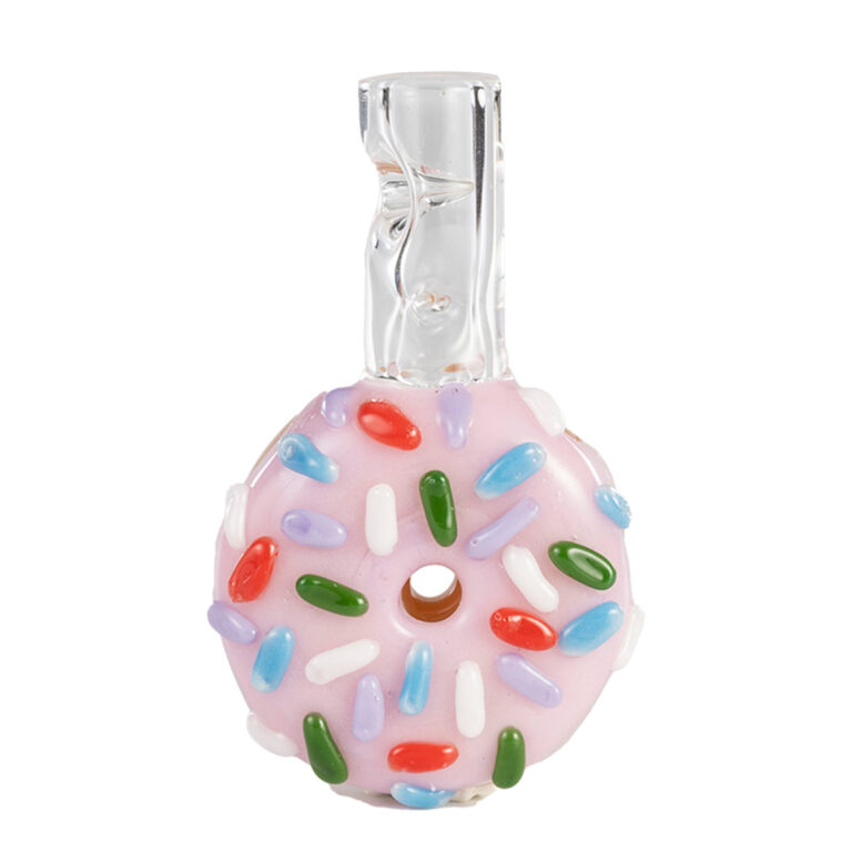 POTV x Empire Glass Pink Frosted Donut - Image 5