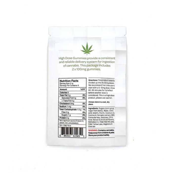 High Dose – Cannabis Fruit Gummies (200mg/800mg/1600mg THC/CBD) - Image 4