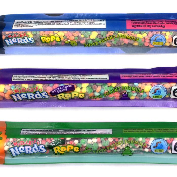 Nerds – Cannabis Infused Gummy Rope (400mg/500mg/600mg THC) - Image 2