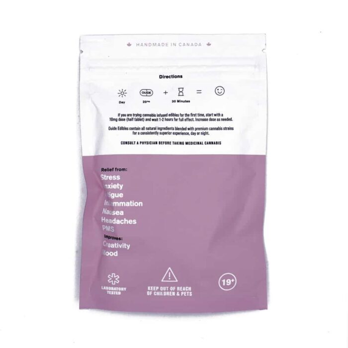 OUIDE Edibles – Relax, Relieve, Uplift – Cannabis Gummy Tablets (300mg THC/CBD) - Image 4