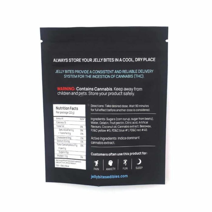 Twisted Extracts – Jelly Bites Cannabis Gummies (THC/CBD) - Image 4